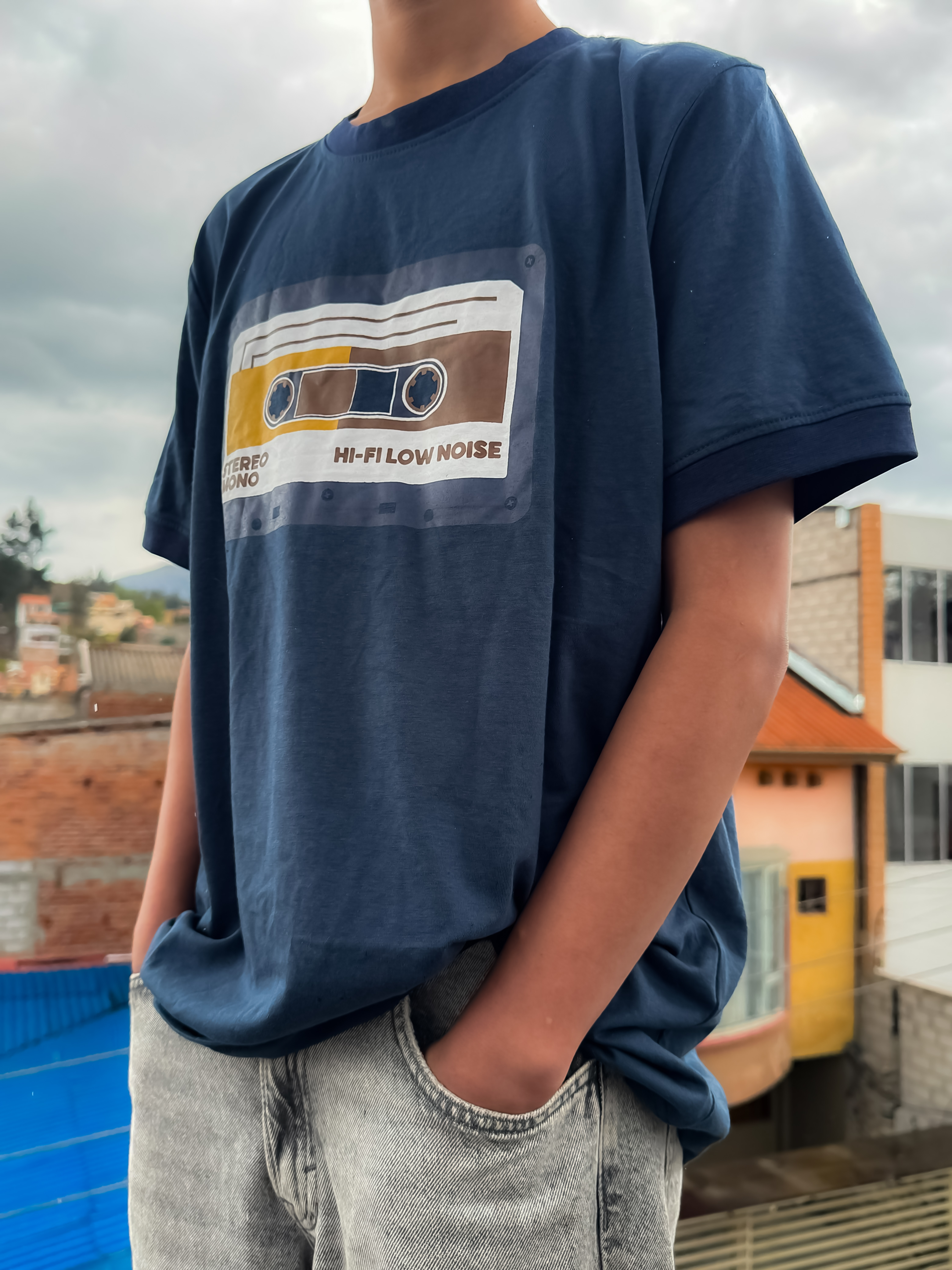 Camiseta Azul Enjoy Your Life