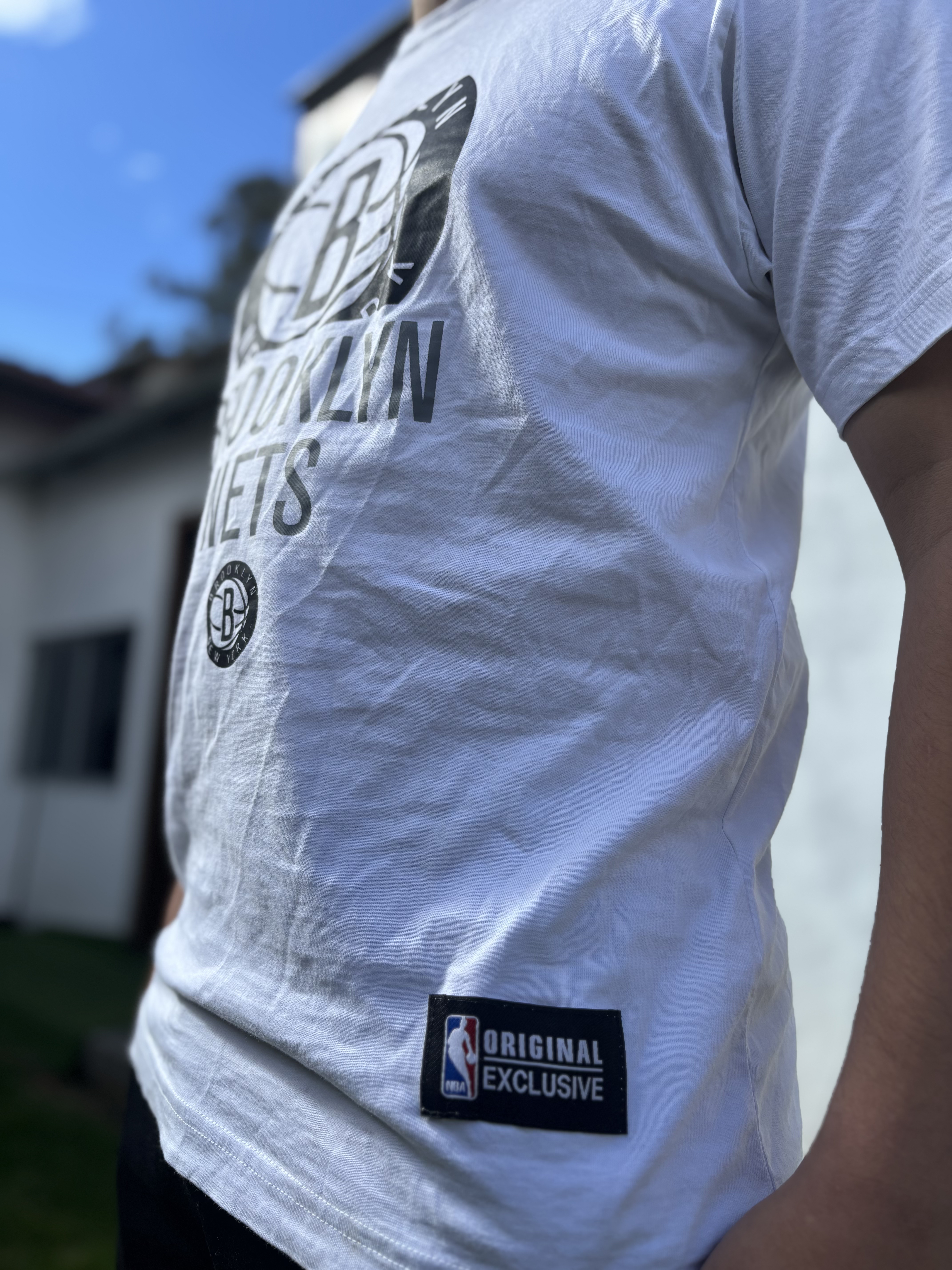 Camiseta Blanca NBA vista 3